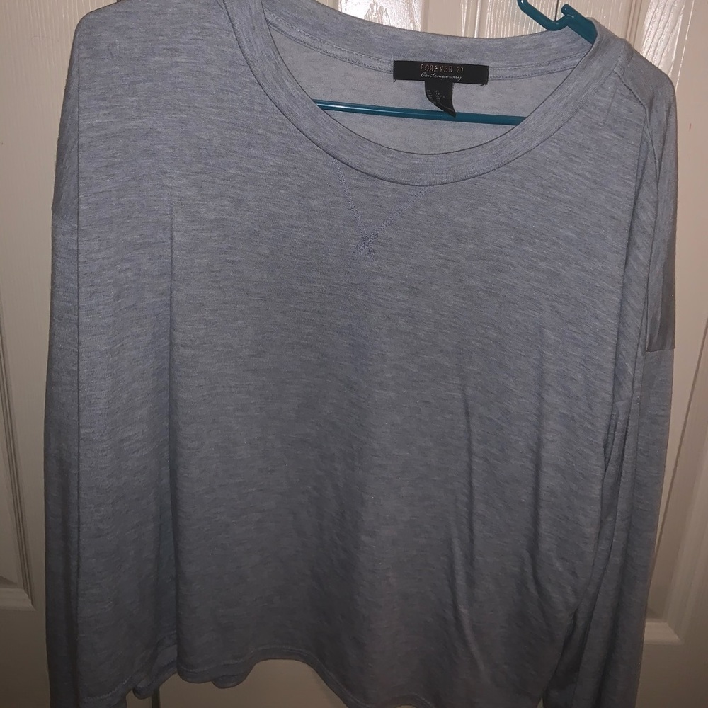 Blue forever 21 long sleeve